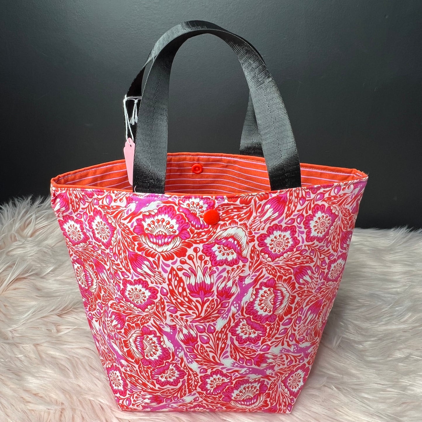 Orange Fox Project Bag with Handles