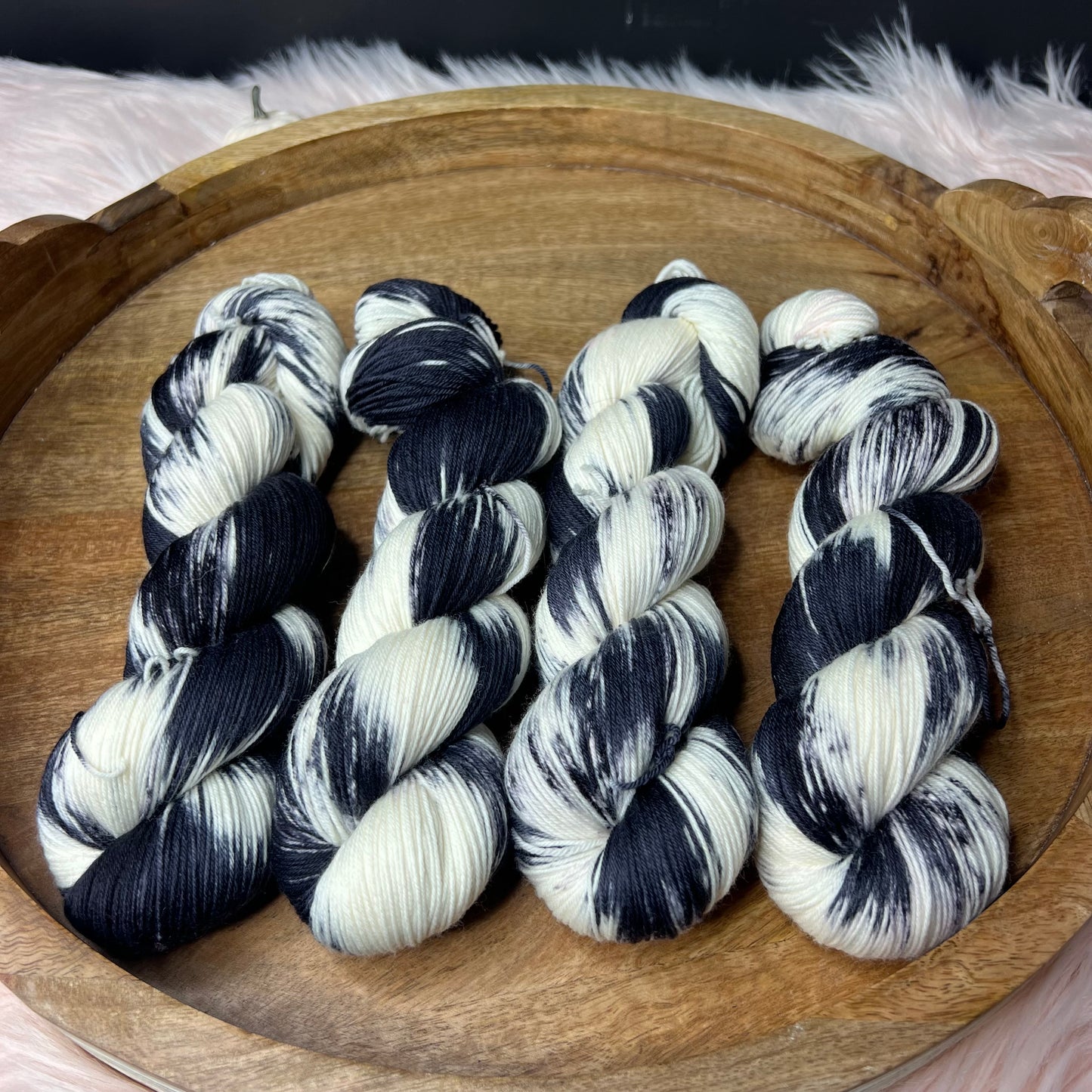 *NEW* Jimmy Sock- Halloween Yarn- Cruella De Ville