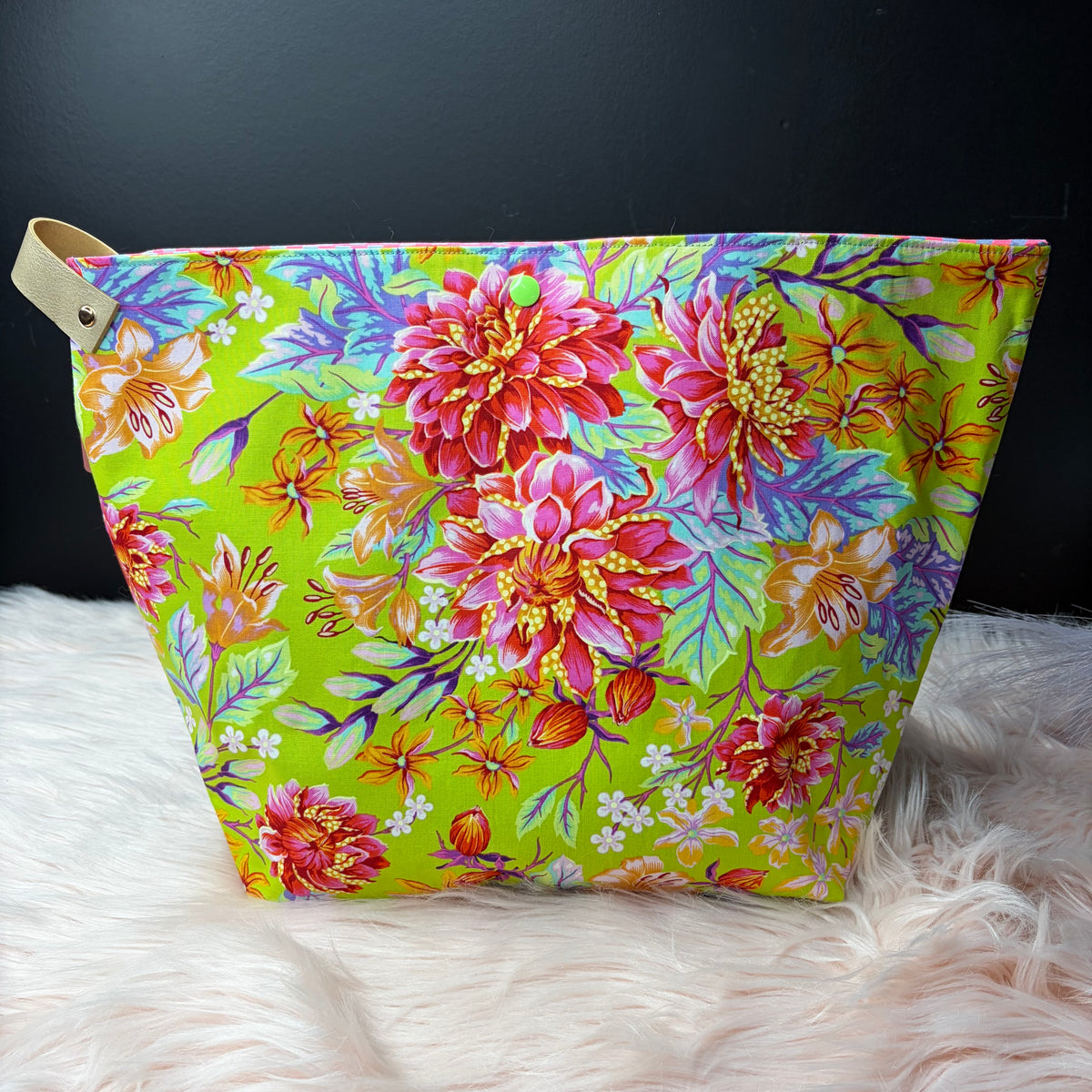 The Muse (Large) Project Bag with Loop Hello Dahlia