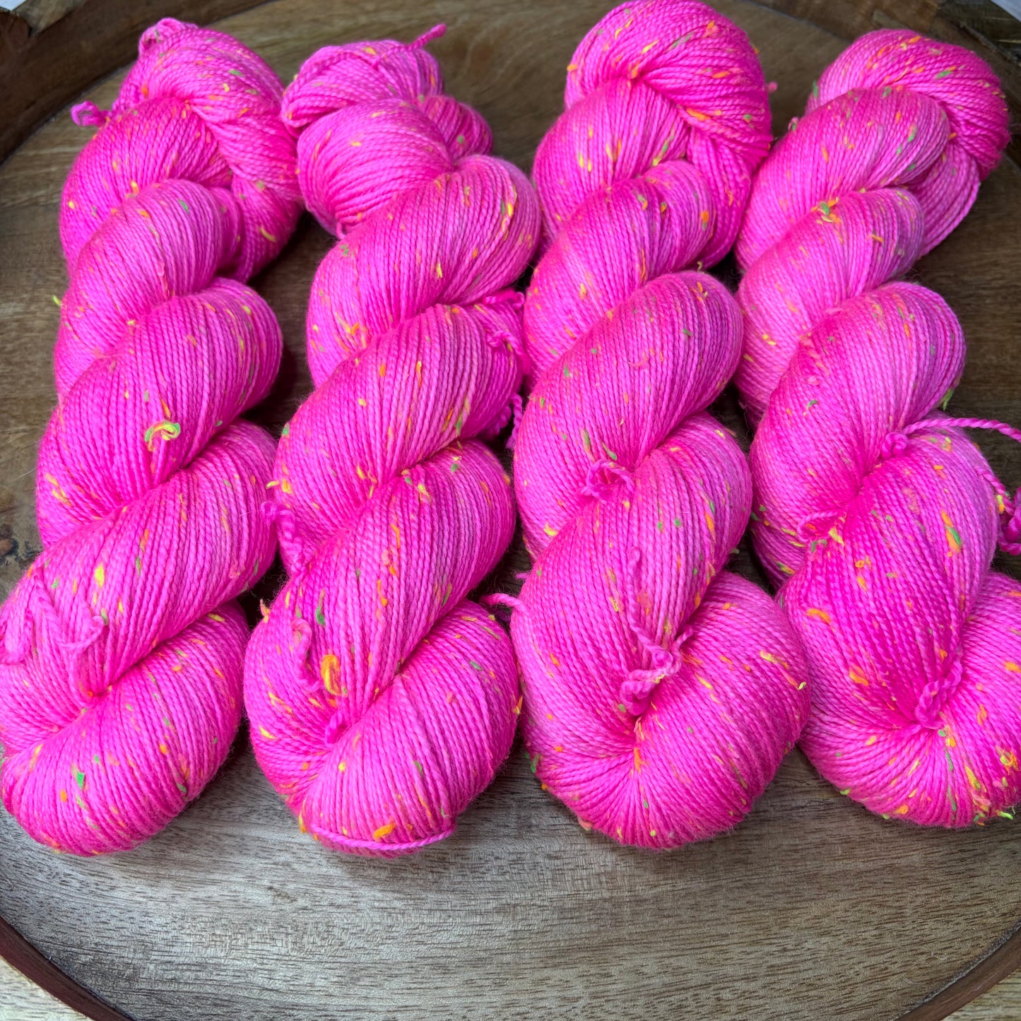 *New* Betsy Neon Tweed Sock- Now That's What I Call Pink?