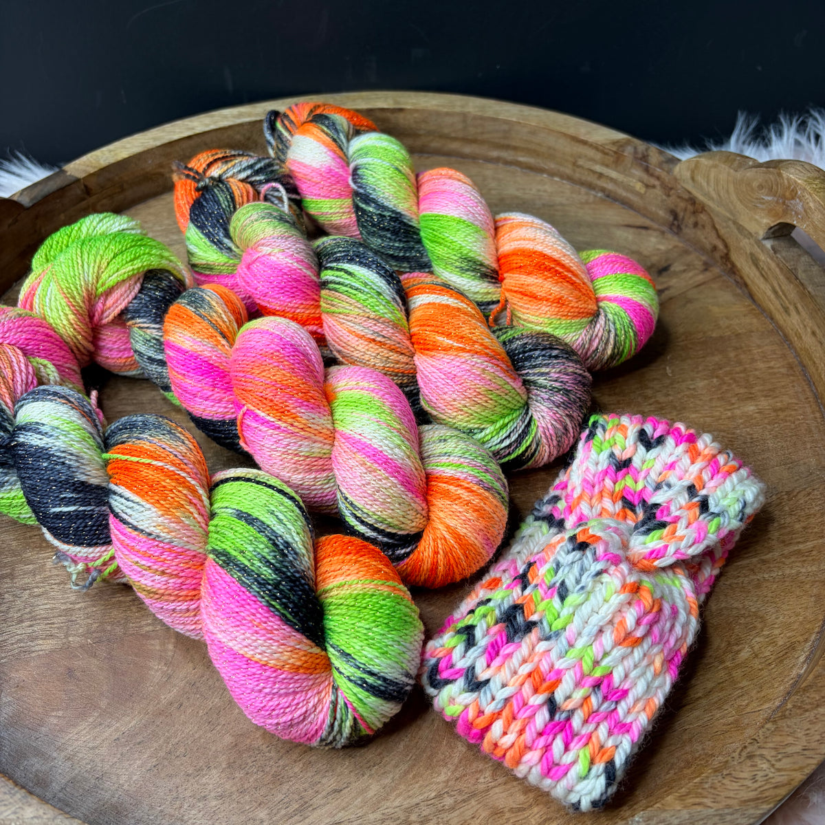 Pnina Sparkle Sock 2.0- Halloween Yarn- Wicked Dream Plane