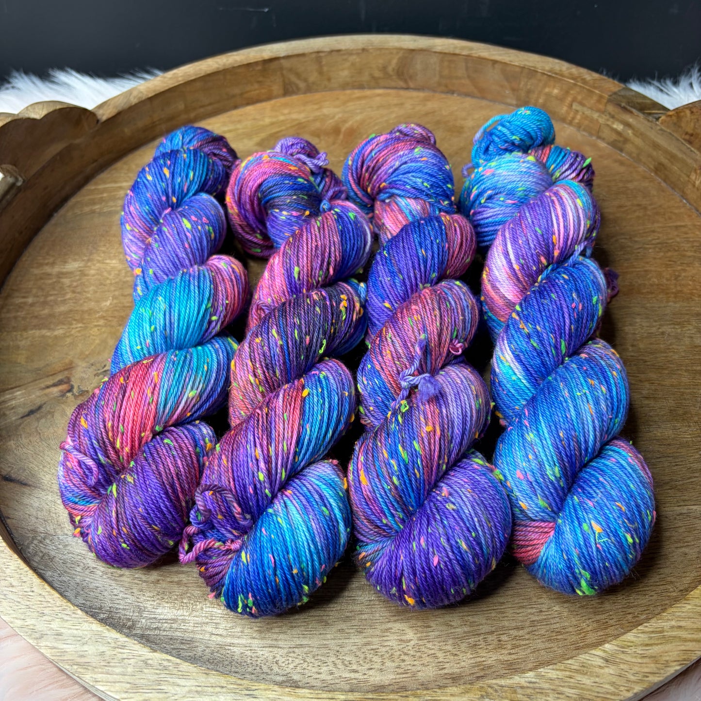 *New* Betsy Neon Tweed DK- Fire Night