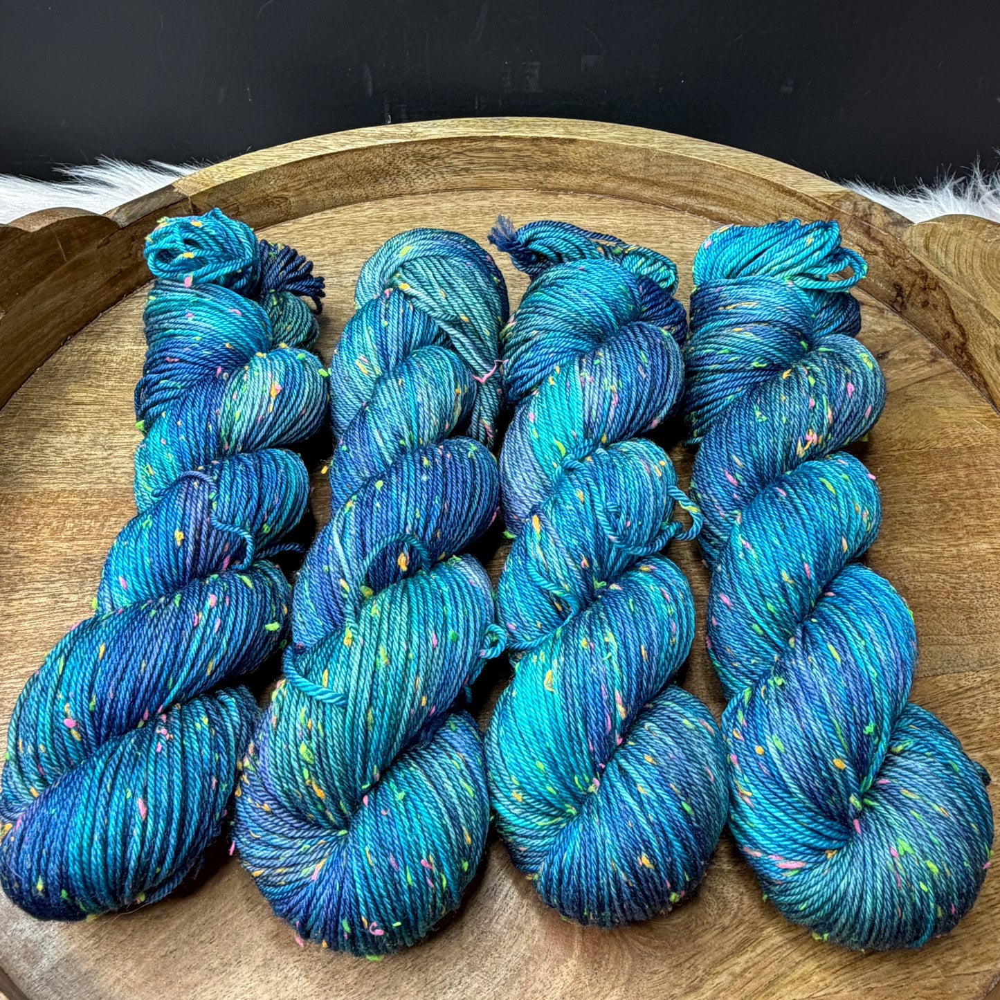 *New* Betsy Neon Tweed DK- Deep Blue Sea