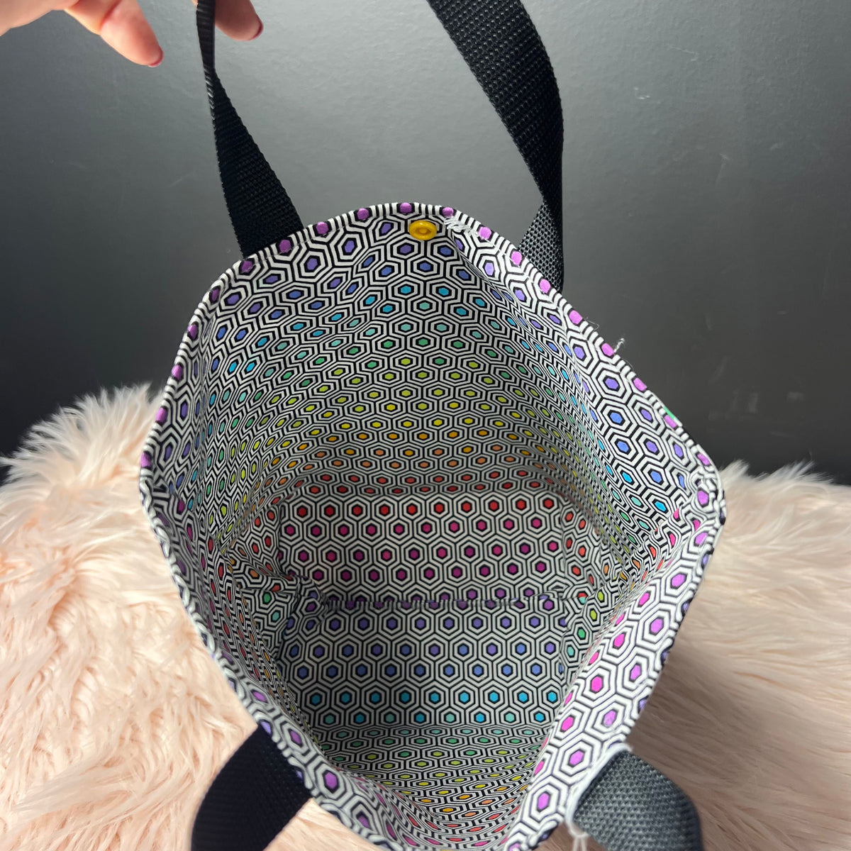 The Studio Bag LIL' STINKER Skunk Project Bag with Handles