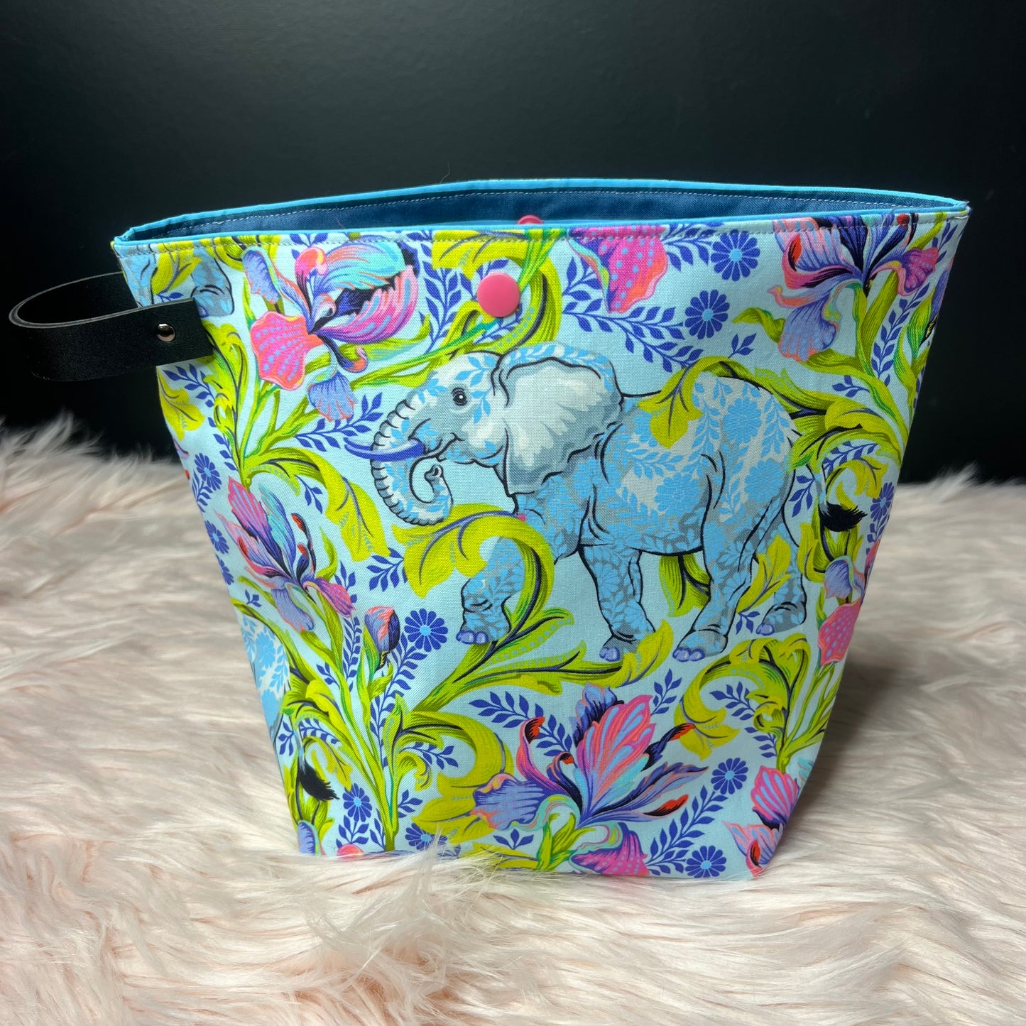Blue Elephant Project Bag