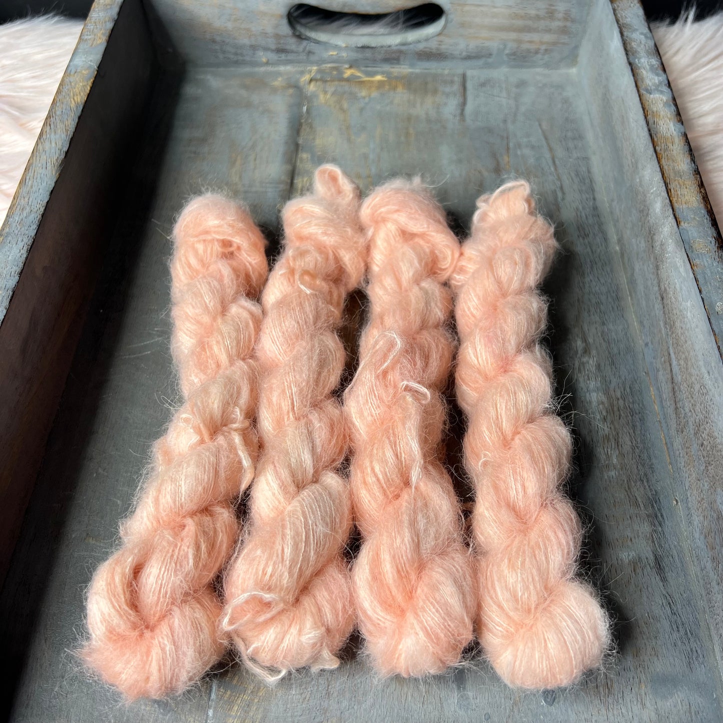*New* Valentino Alpaca Silk Lace Mini 20g- Peachtastic