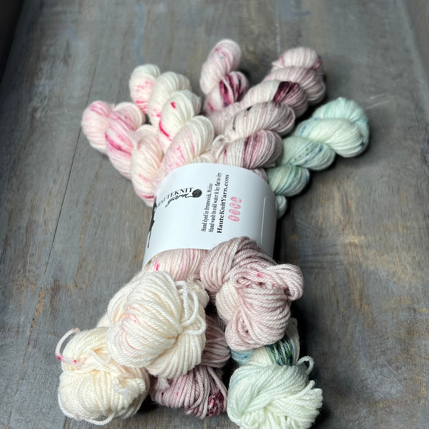 Jimmy Sock 5-20g skeins , Secret Admirer mini skein set
