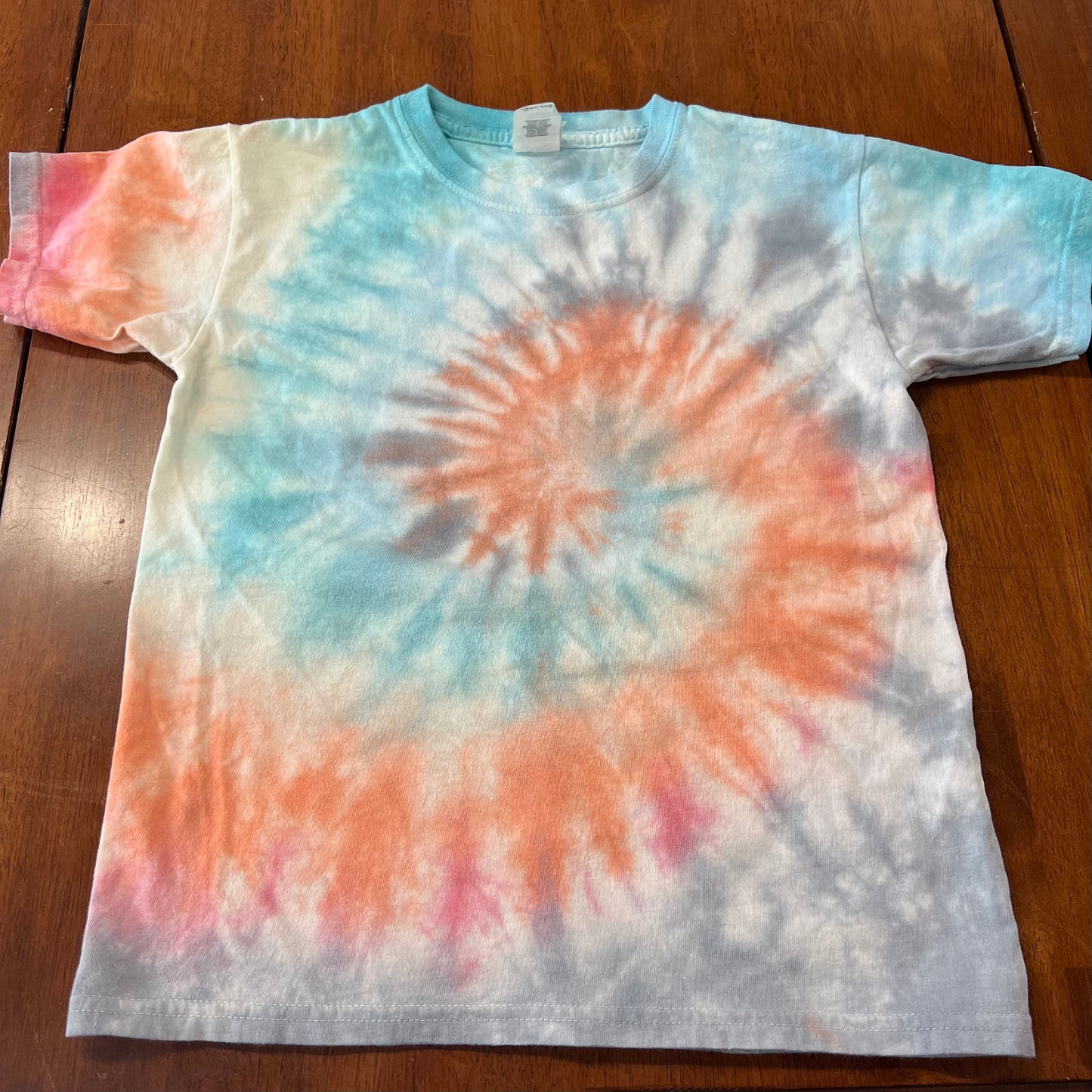 Tie Dyed by Eloise OOAK Youth Small shirt