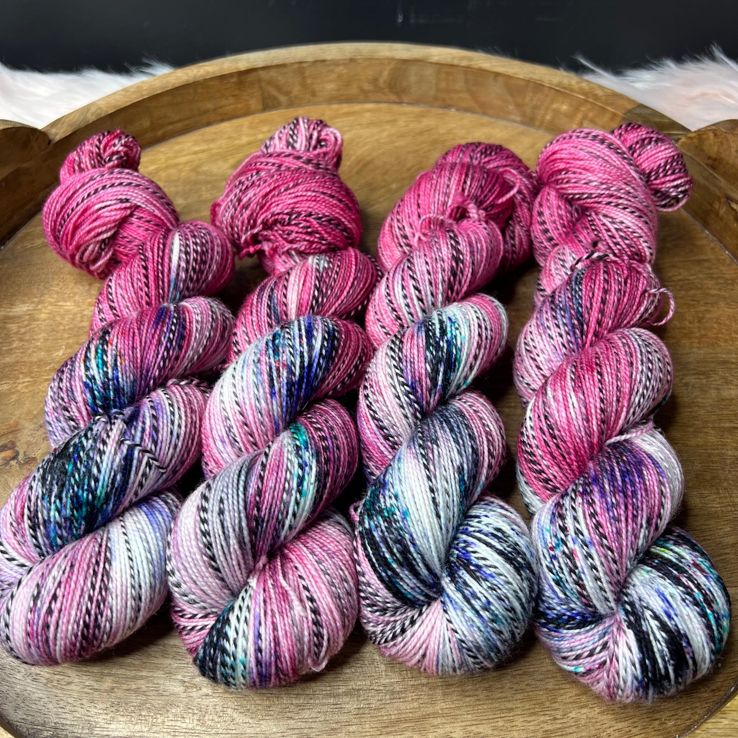 Caroline Sock - Clear Cranberry