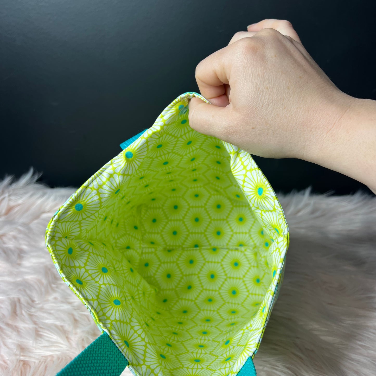 Chubby Cheeks Project Bag with Handles