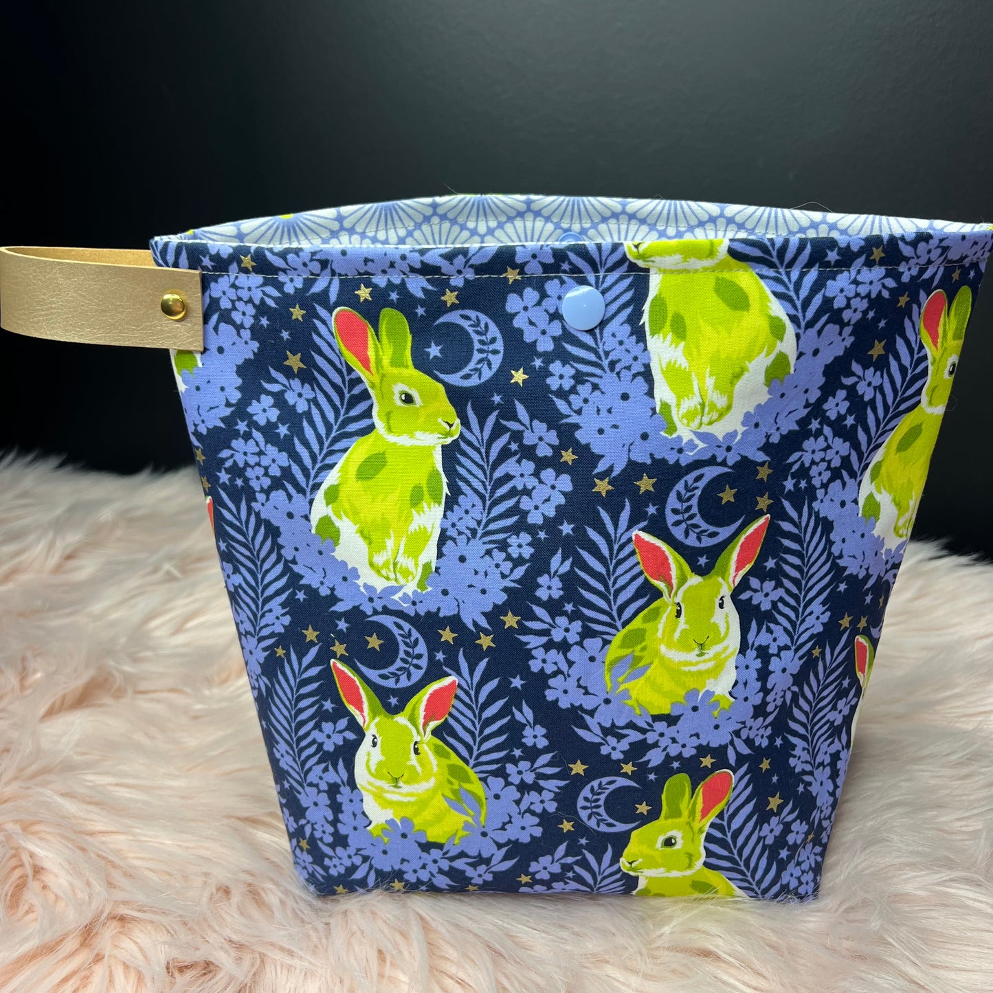 Blue Bunny Project Bag