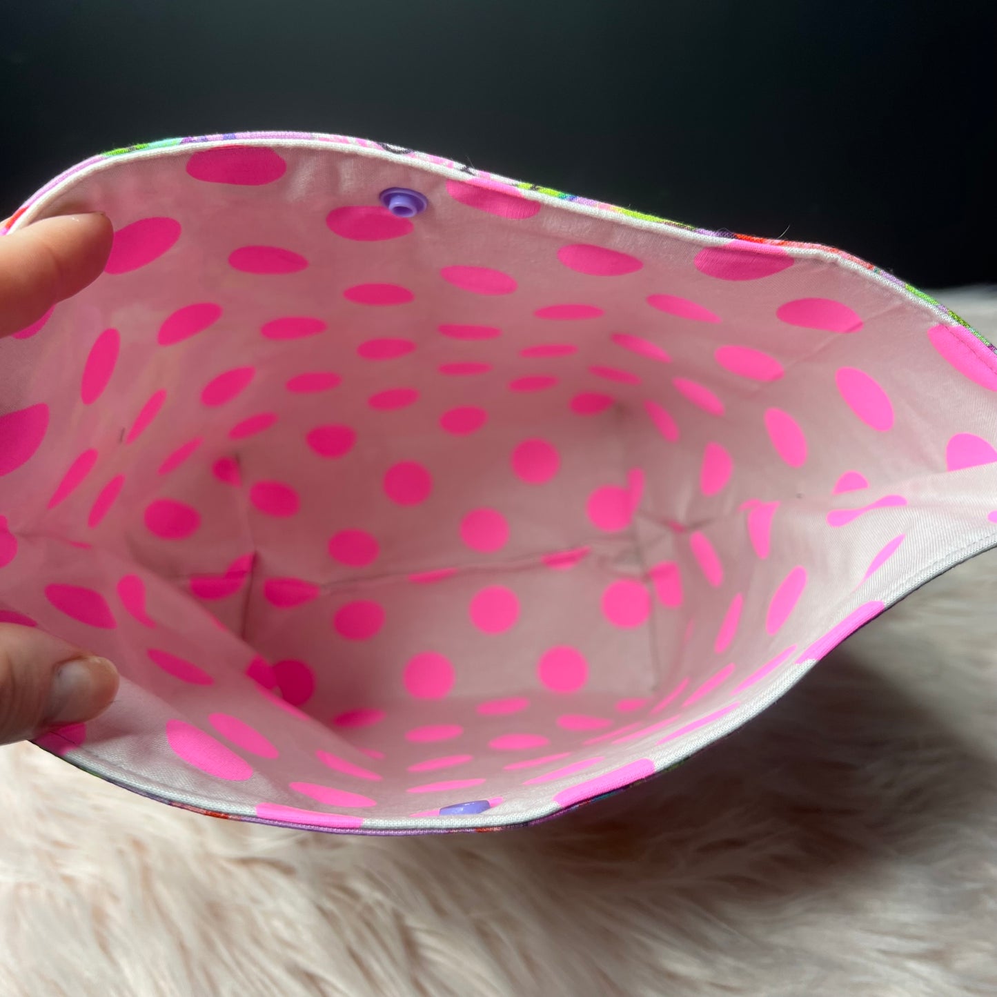 Pink Elephant Project Bag