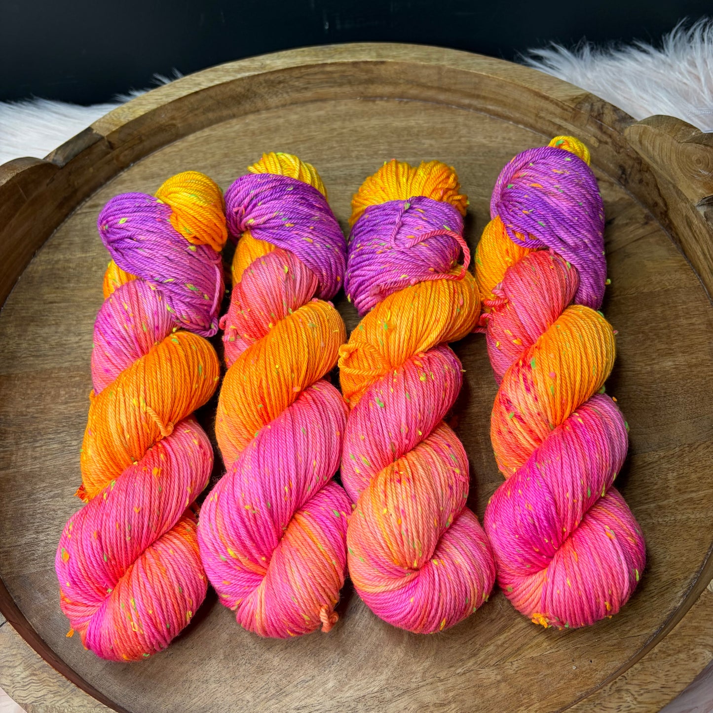 *New* Betsy Neon Tweed DK- Flamingo Fizz