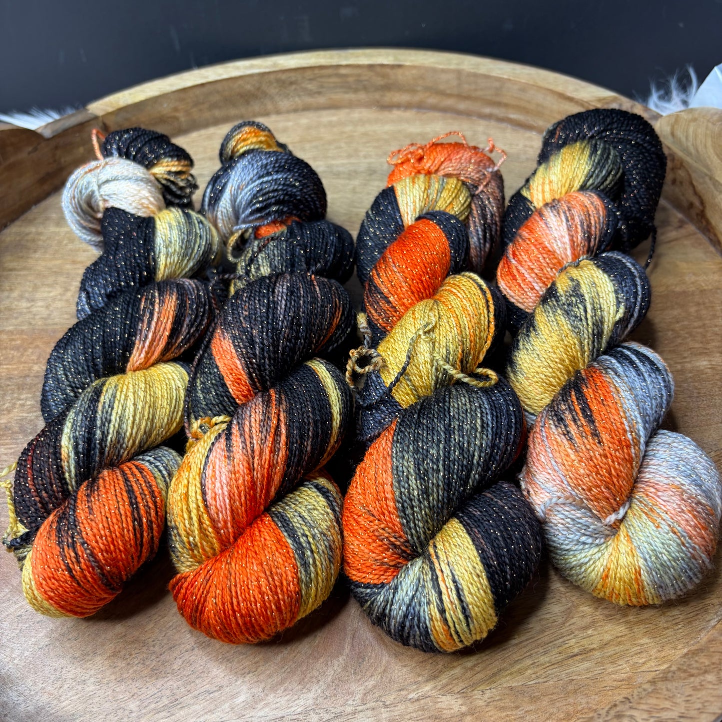 Pnina Sparkle Sock 2.0- Halloween Yarn- Black Cat