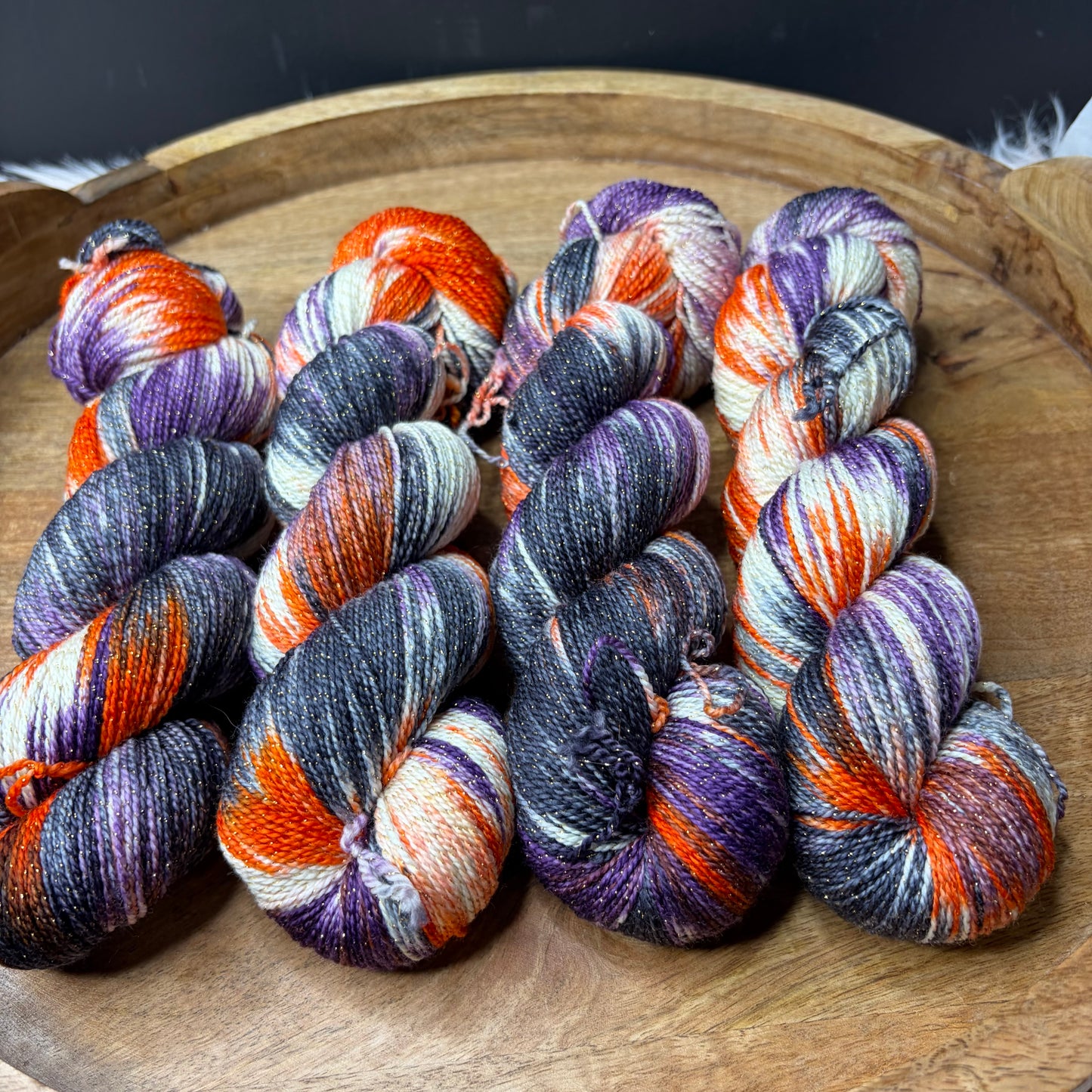 Pnina Sparkle Sock 2.0- Halloween Yarn- Spooky Spooky