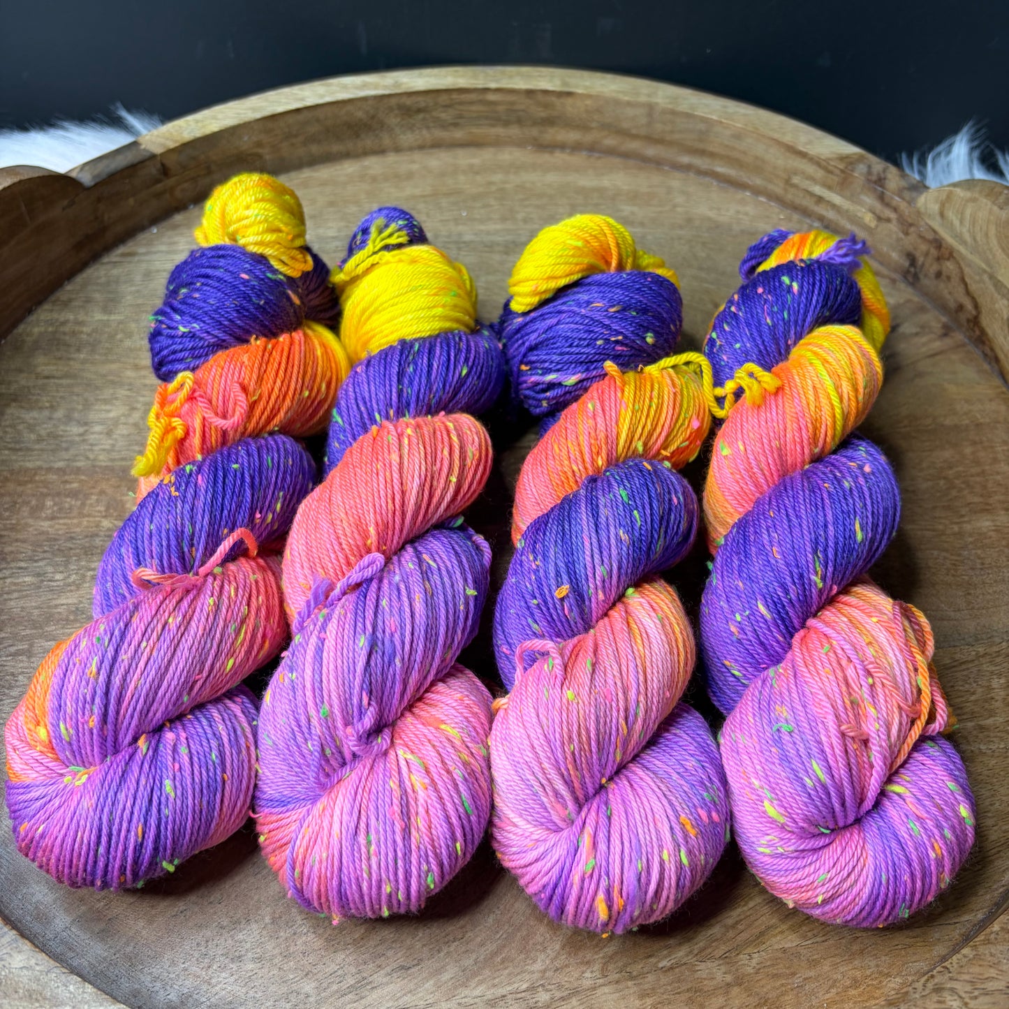 *New* Betsy Neon Tweed DK- Violet Eclipse