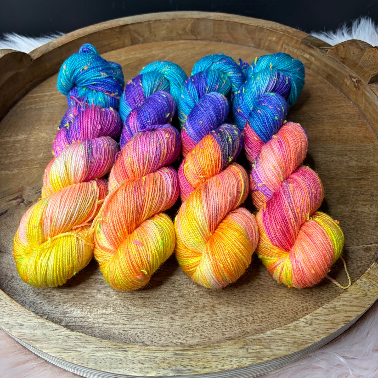 *New* Betsy Neon Tweed Sock- Day Hour