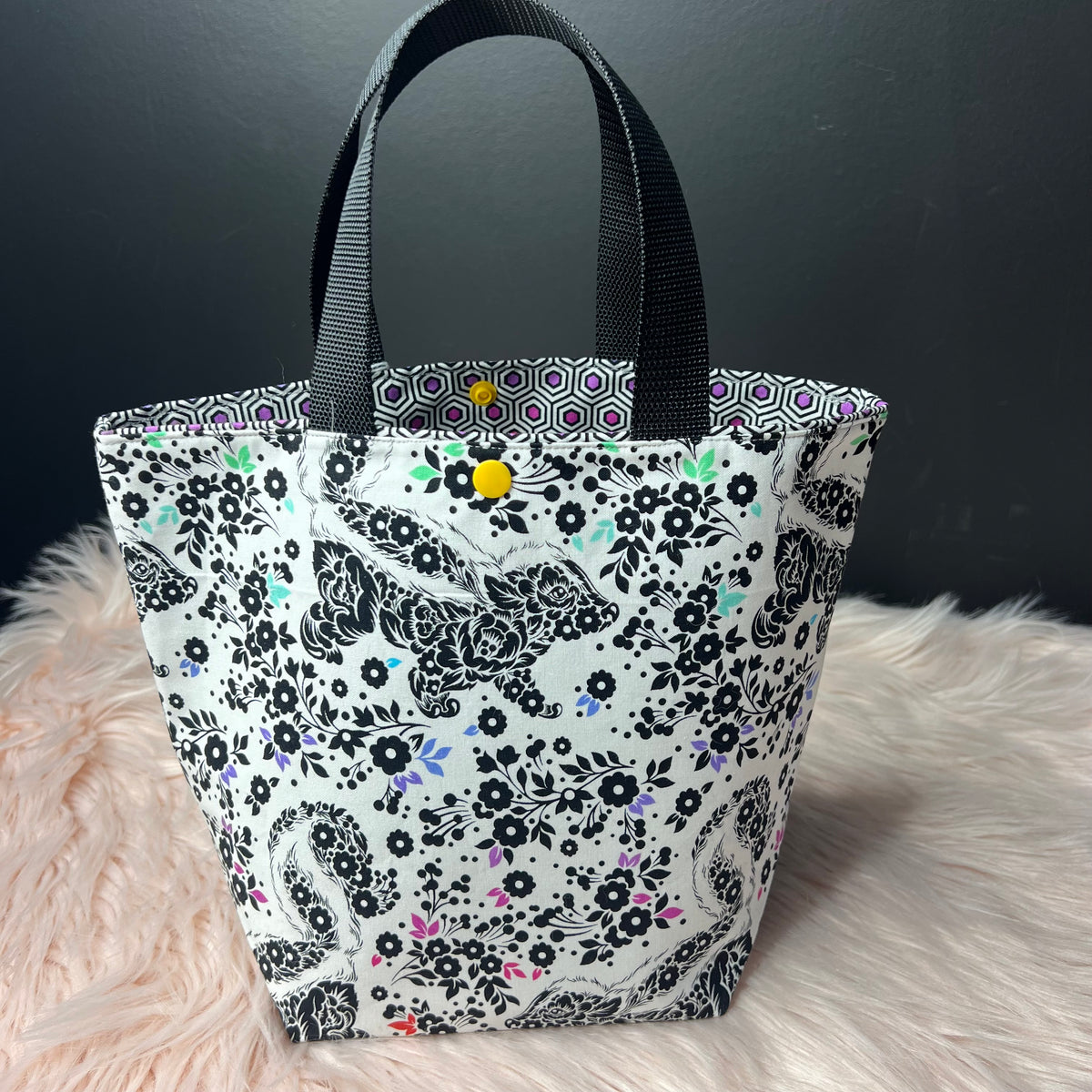 The Studio Bag LIL' STINKER Skunk Project Bag with Handles