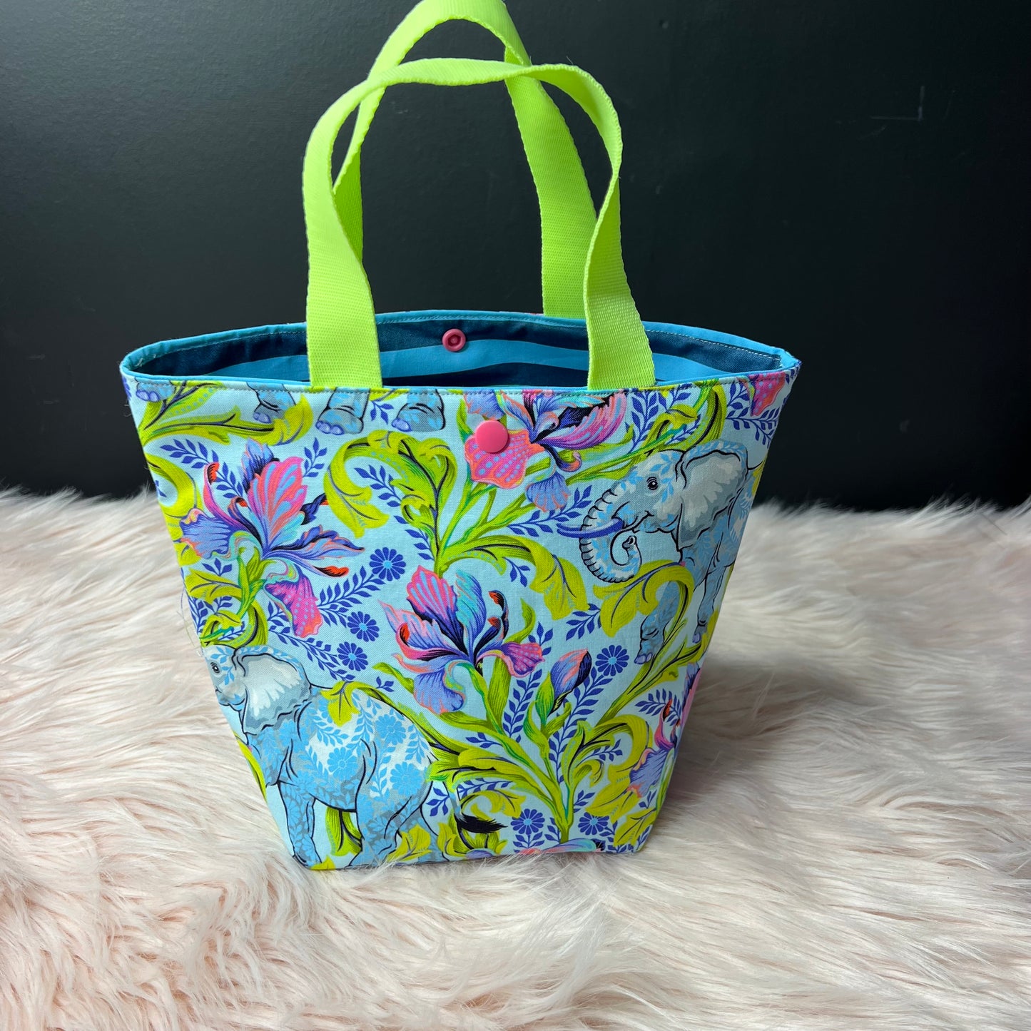 Elephant Project Bag with Handles