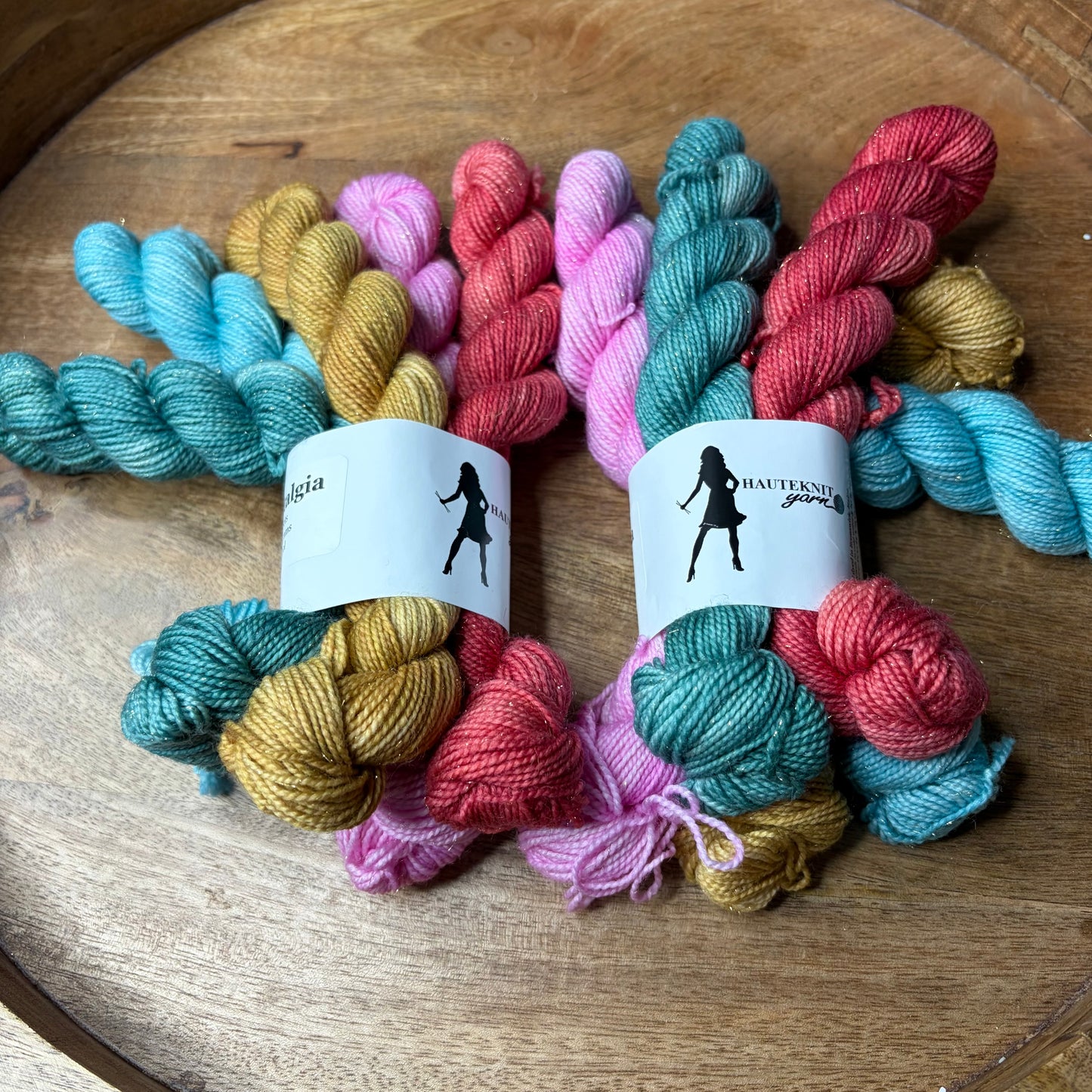 Pnina sparkle Sock 20g Mini skein set Christmas Nostalgia