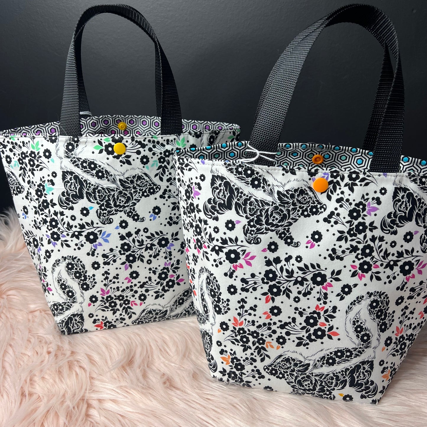 The Studio Bag LIL' STINKER Skunk Project Bag with Handles