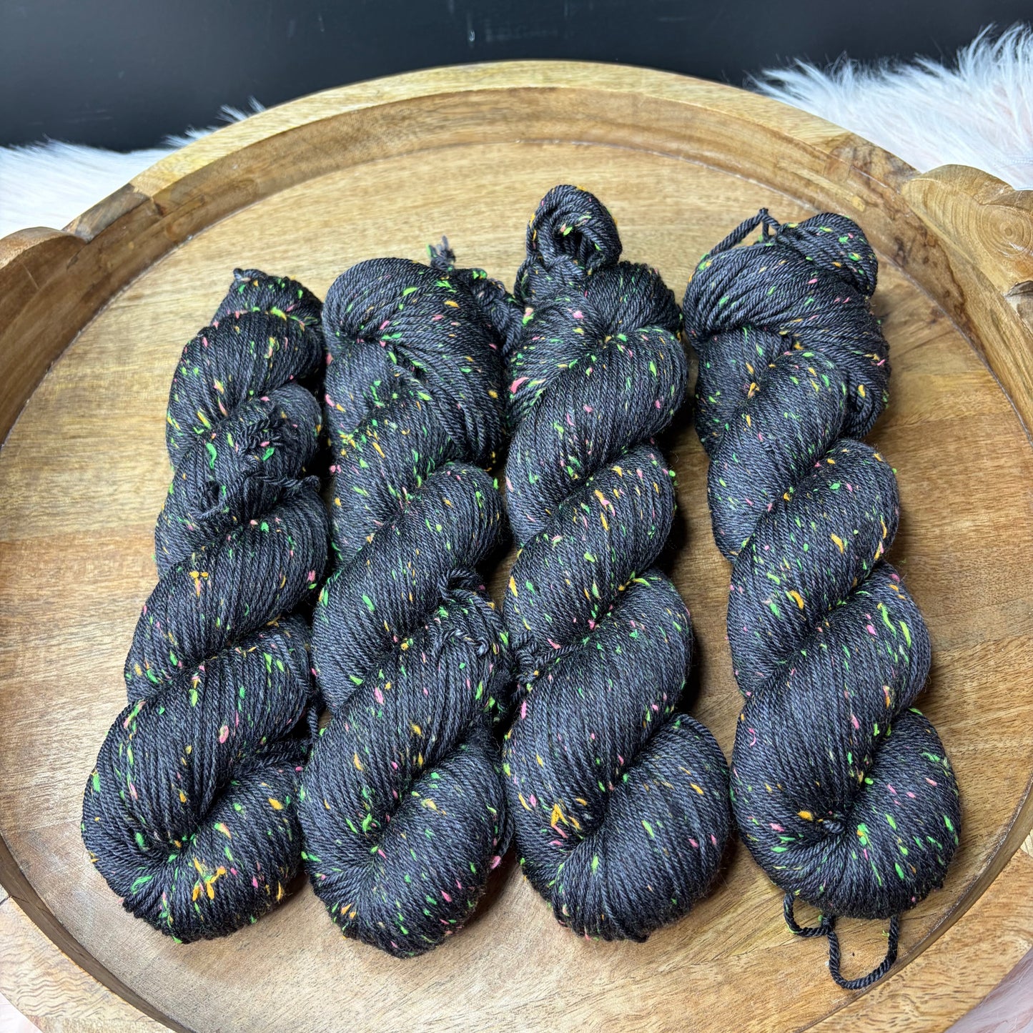 *New* Betsy Neon Tweed DK- Raven