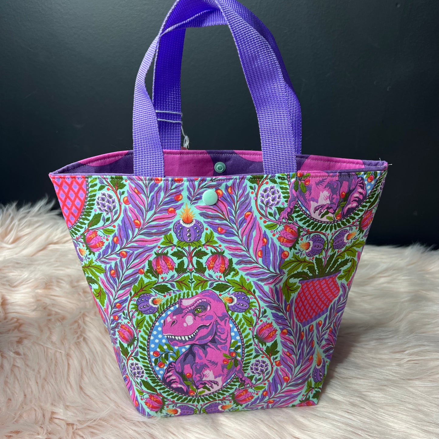 T Rex Project Bag with Handles