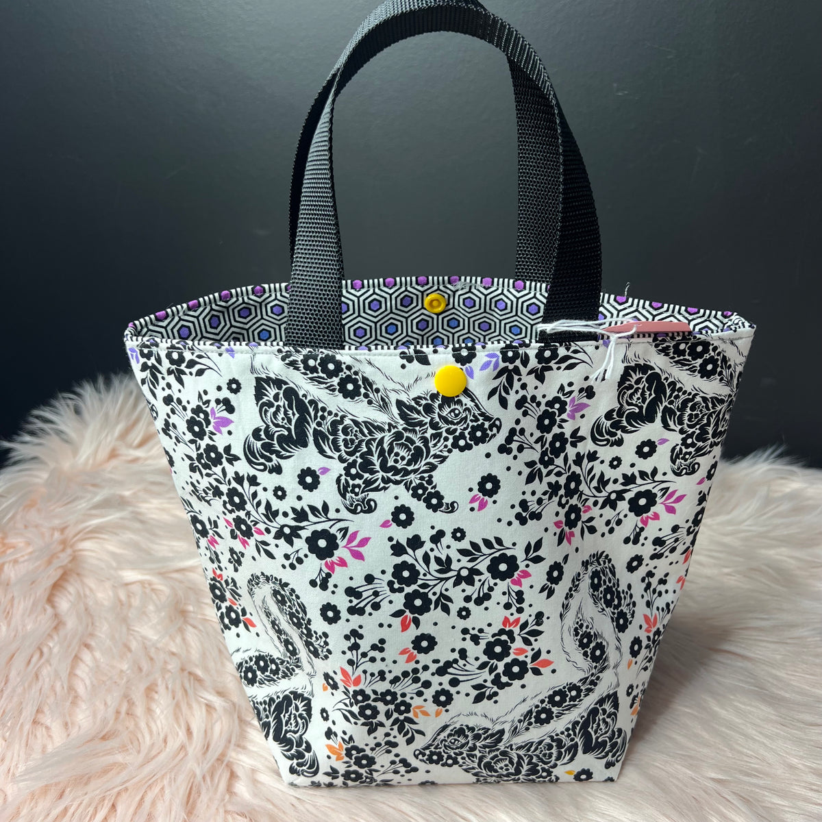 The Studio Bag LIL' STINKER Skunk Project Bag with Handles