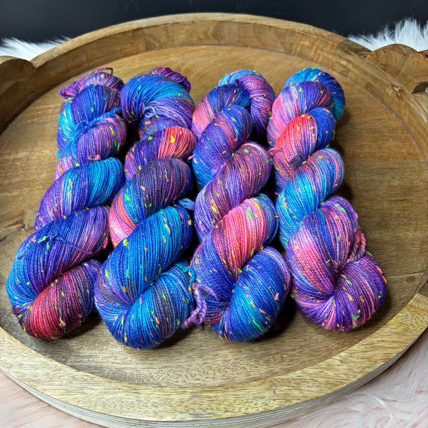 *New* Betsy Neon Tweed Sock- Fire Night