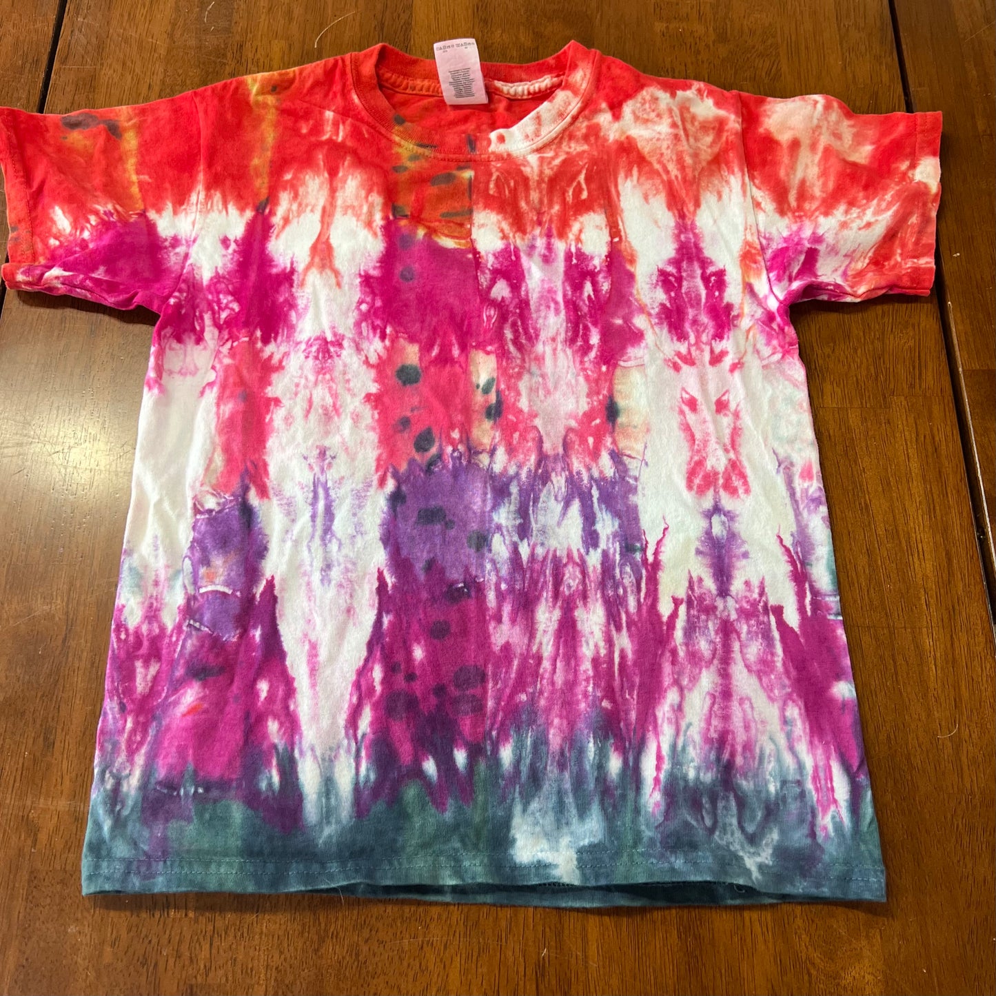 Tie Dyed by Eloise OOAK Youth Small shirt
