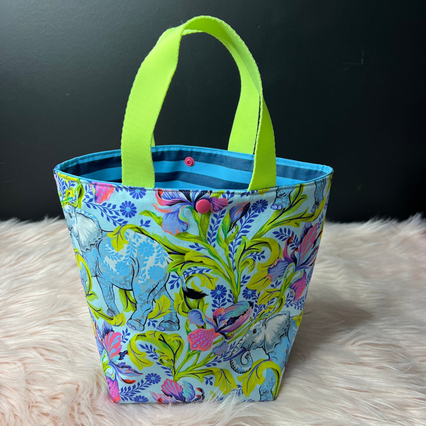 Elephant Project Bag with Handles