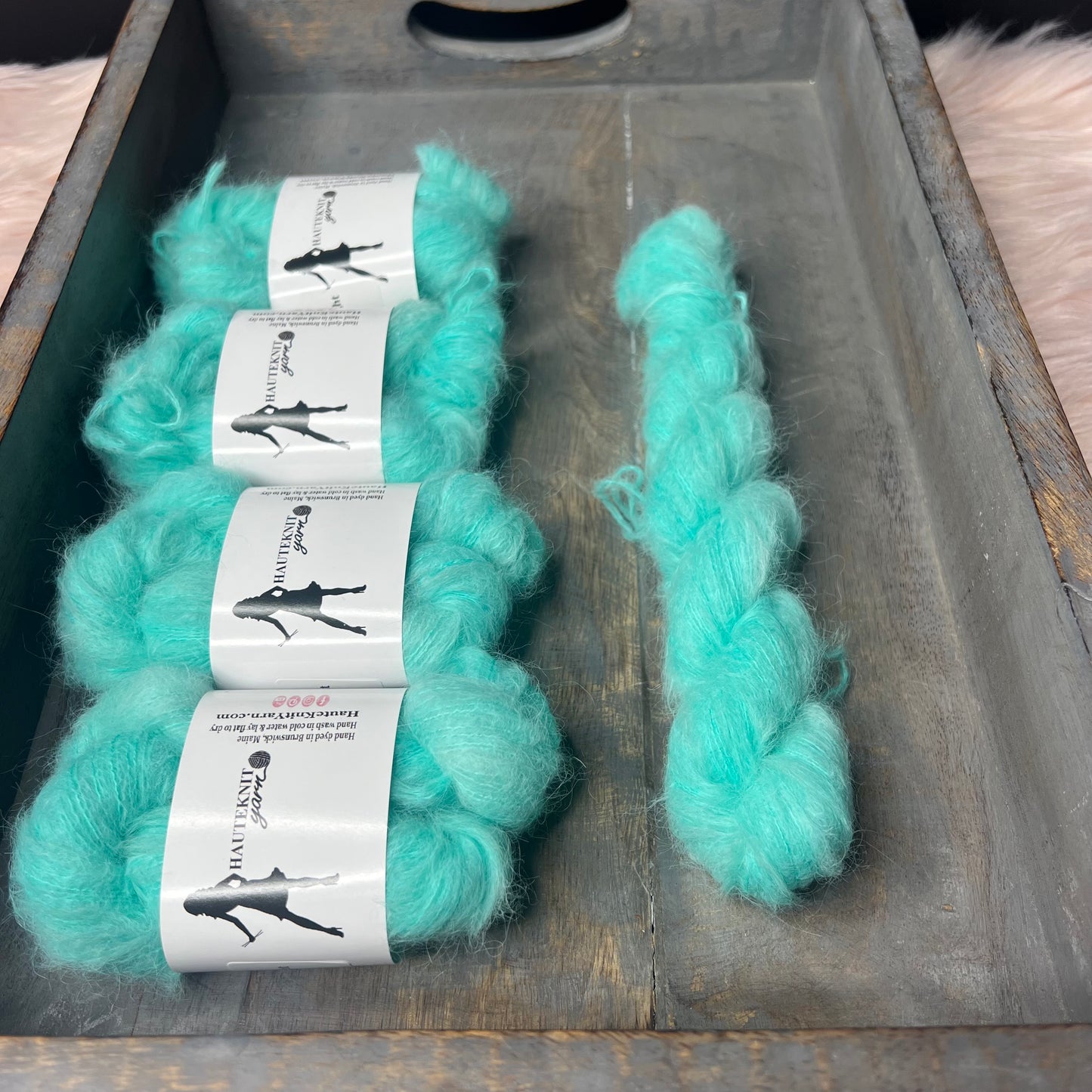 *New* Valentino Alpaca Silk Lace Mini 20g- Aquadelic