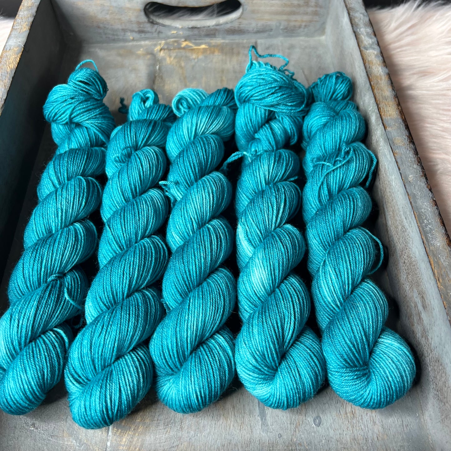* NEW* Jimmy Sock Mini Skein 50g- Teal Me About It