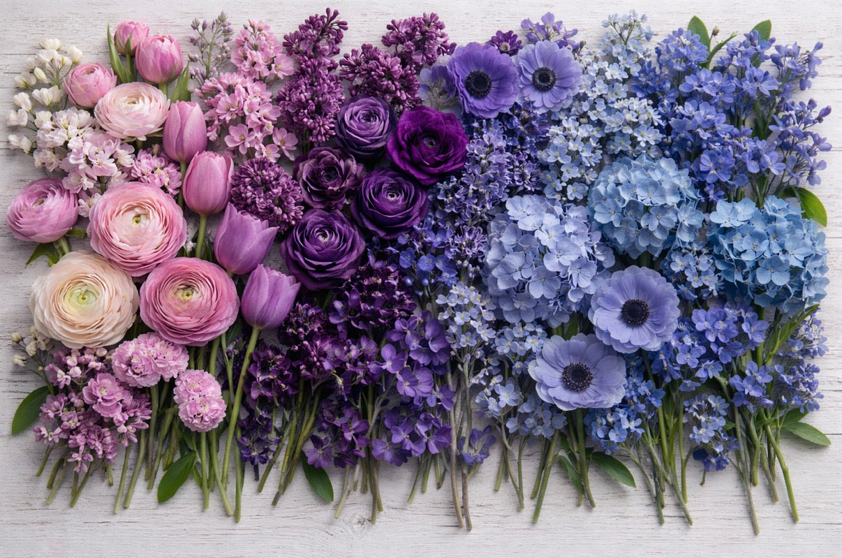 Pre order Velvet Spring: Blossom Awakening 9 skein Mini skein set