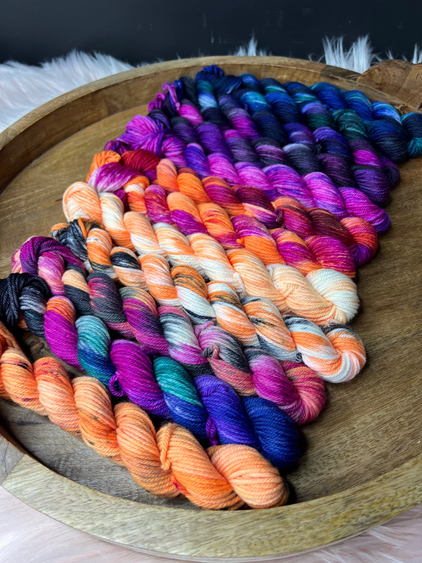 PRE ORDER Pretty In Punkin Halloween Mini skein Set