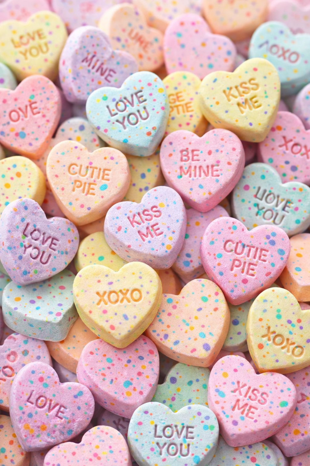 Conversation Heart Valentine Mini Skein Valentines Box