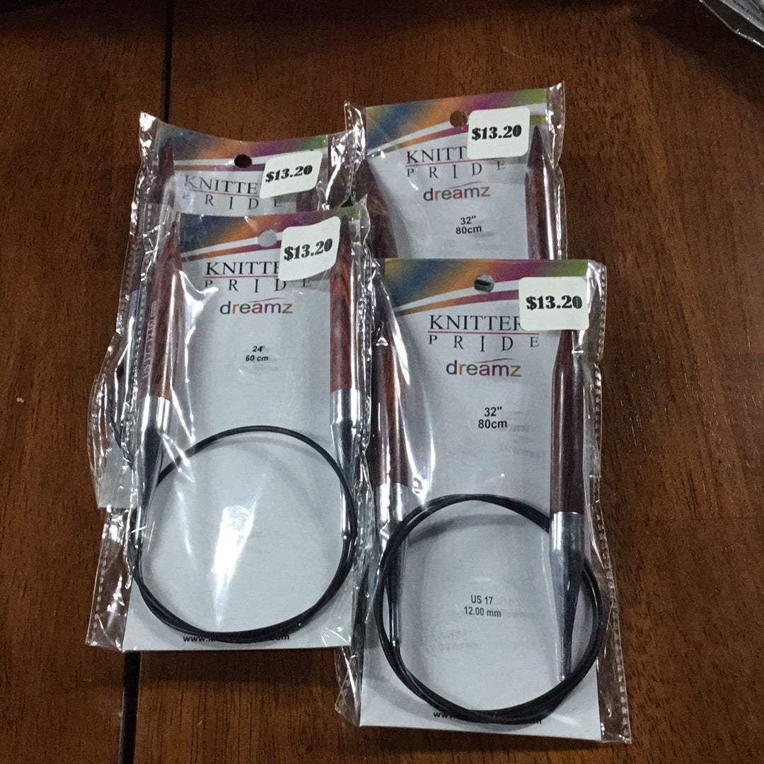 Knitters Pride Dreamz knitting needles Size 17(12.00mm)