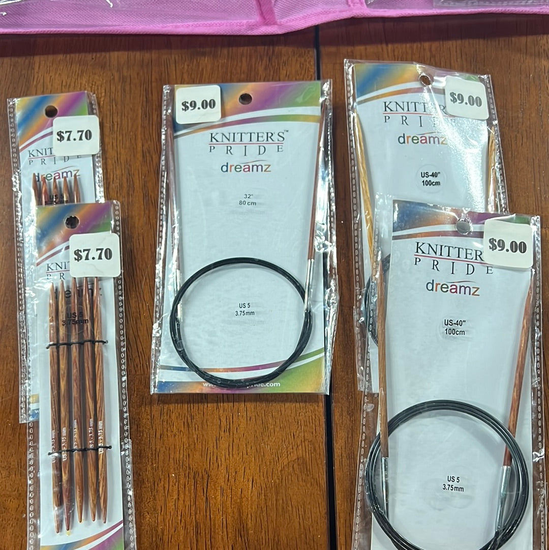 Knitters Pride Dreamz knitting needles Size 5(3.75mm)