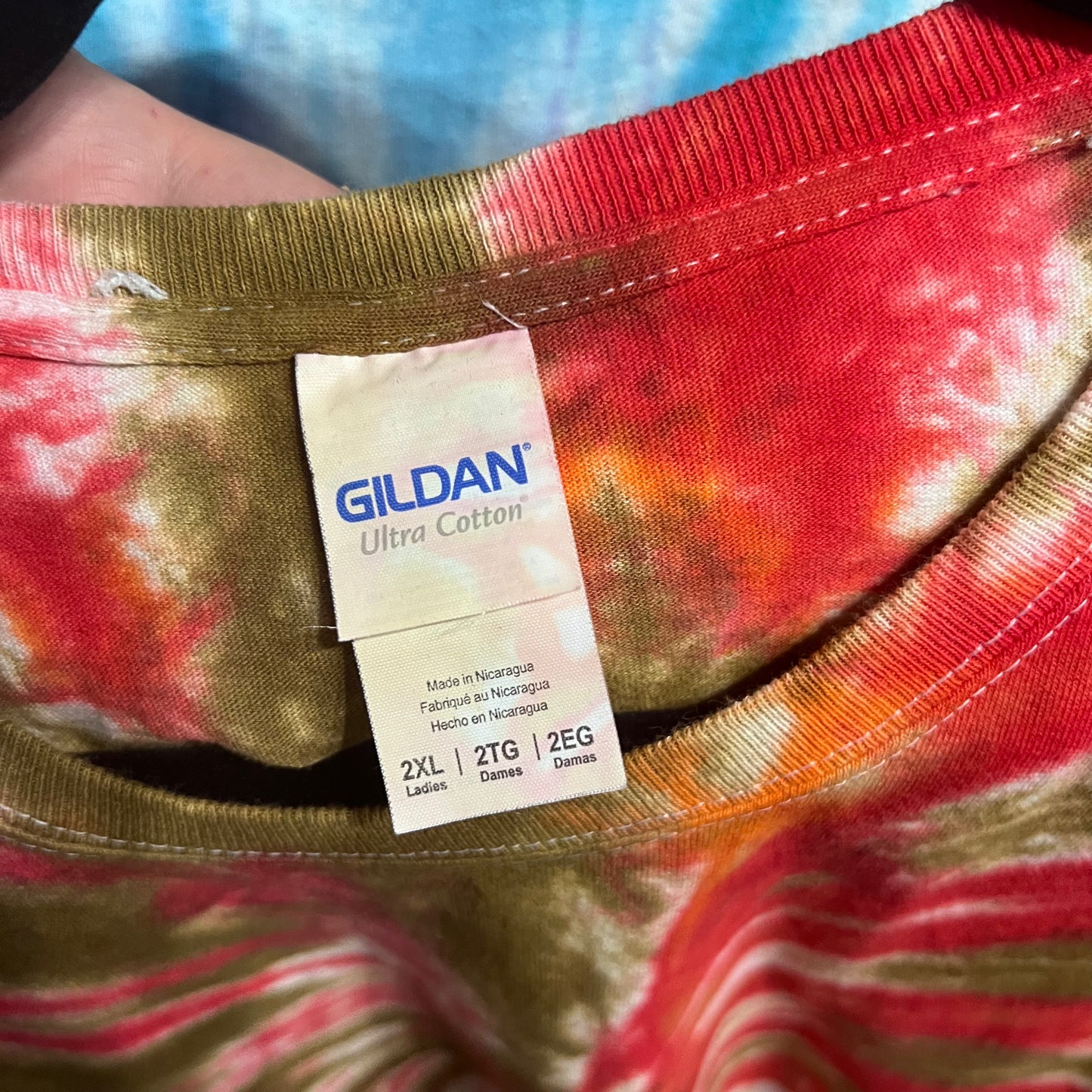 Tie Dyed by Eloise OOAK Womens XXL shirt