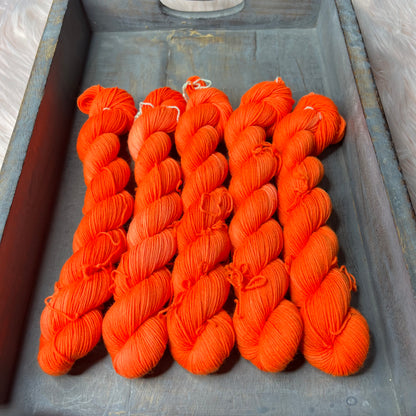 Jimmy Sock- 50g- Mini Skein - Haunted Orange