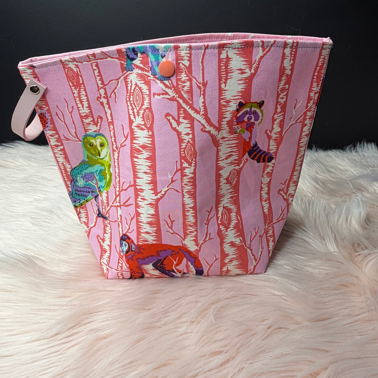 Family Tree Pink Project Bag