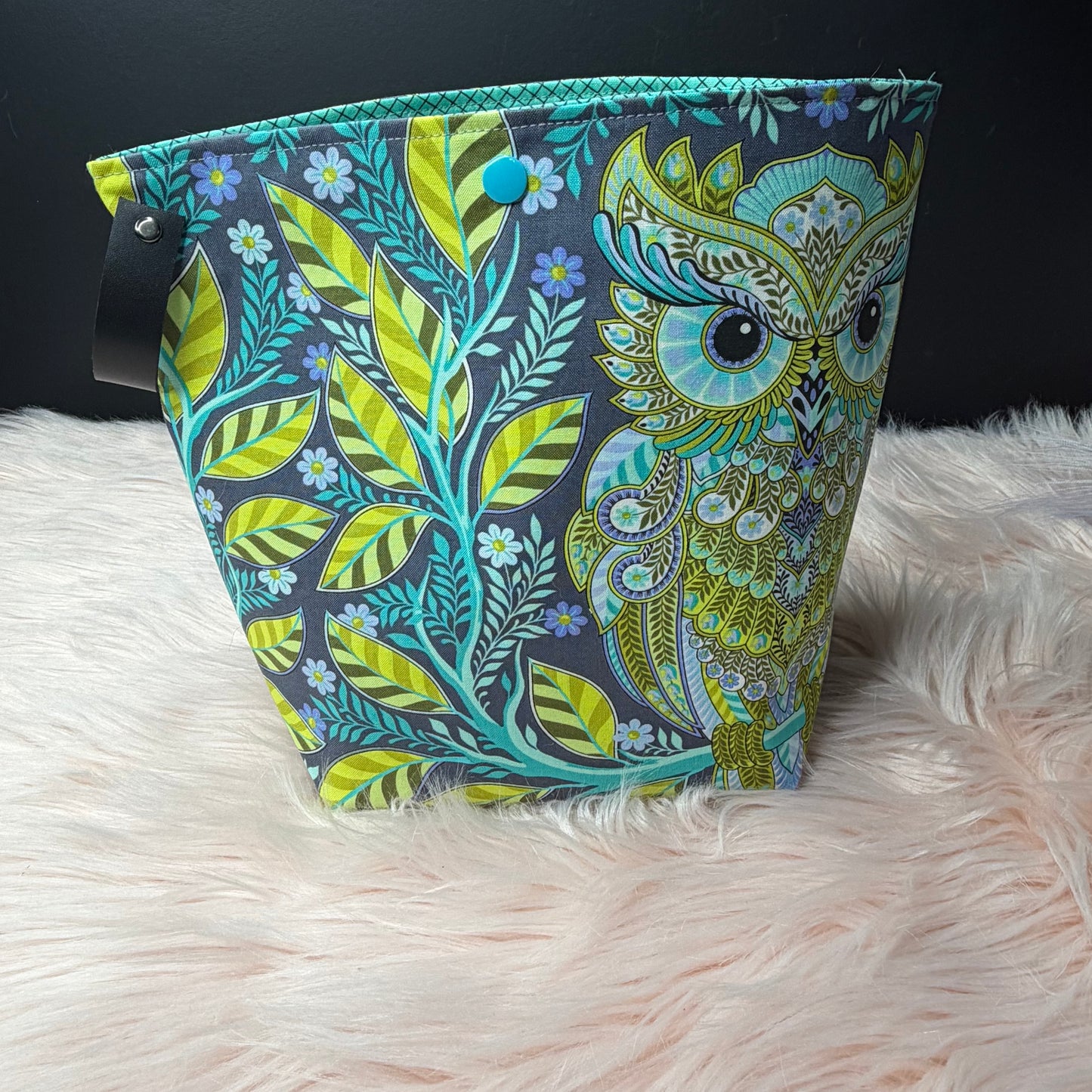 Green & Blue Hootie Patootie Project Bag