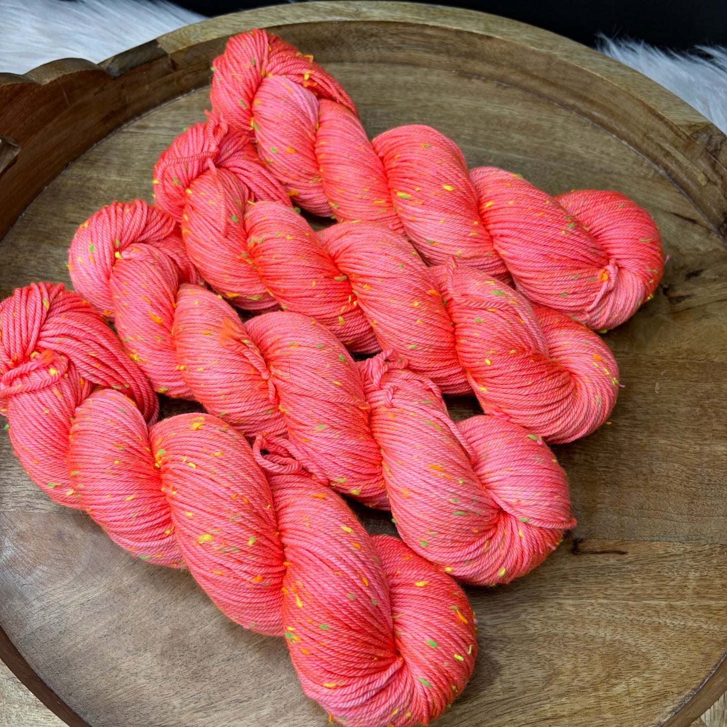 *New* Betsy Neon Tweed DK- Pink Grapefruit