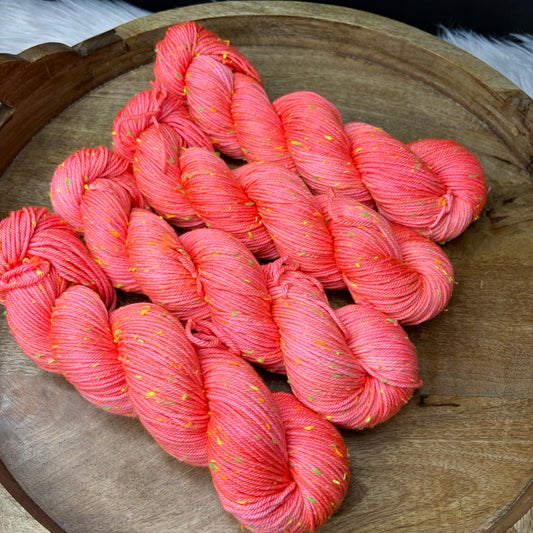 *New* Betsy Neon Tweed DK- Pink Grapefruit