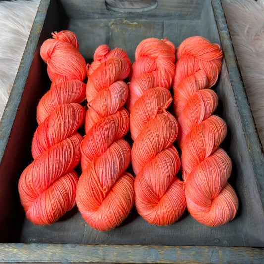 Elsa Sock- Pink Grapefruit