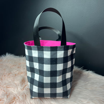 Flannel Project Bag with Handles