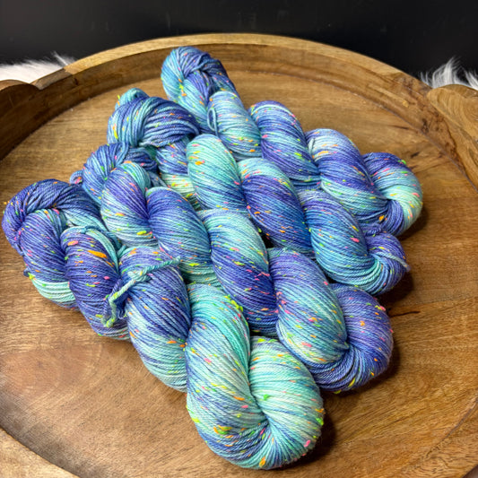 *New* Betsy Neon Tweed DK- Caribbean Storm