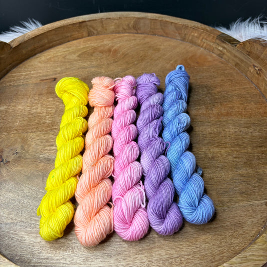 Jimmy Sock 5-20g skein set- Tropical Sunset