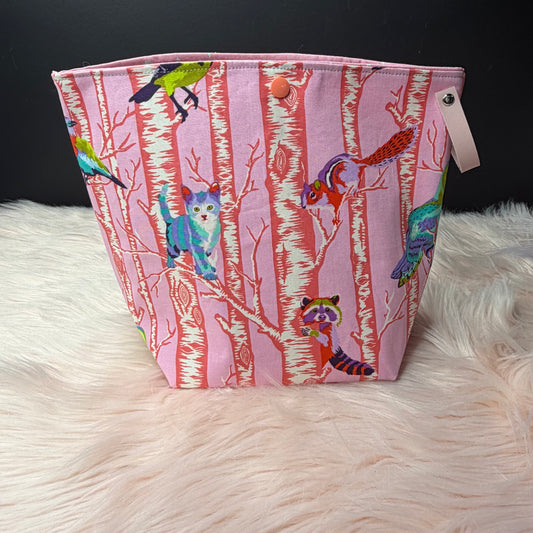 The Vault bag Family Tree Pink Project Bag