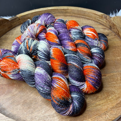 Pnina Sparkle Sock 2.0- Halloween Yarn- Spooky Spooky